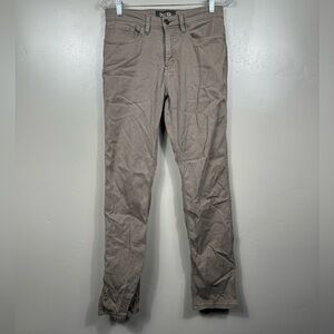 Duer Men’s T2X Straight Leg Jeans in Light Tan Brown Size 30x32